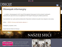 Tablet Screenshot of denique.pl
